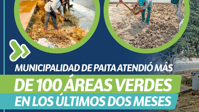 Trabajos en áreas verdes