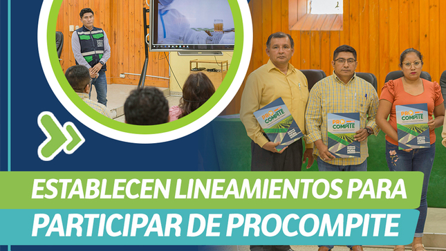 Establecen lineamientos para participar de PROCOMPITE