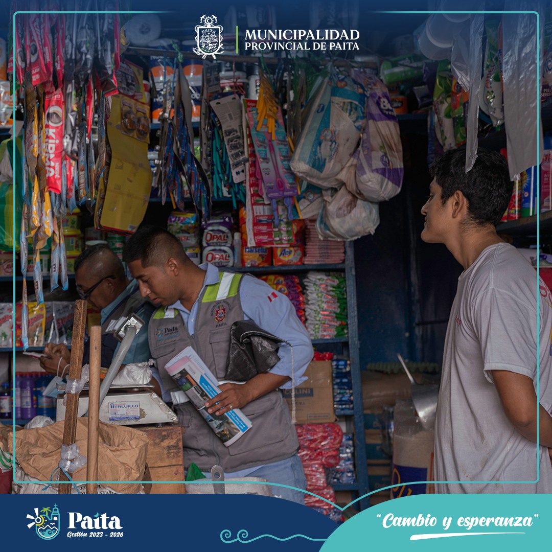 Municipalidad de Paita continúa con operativos