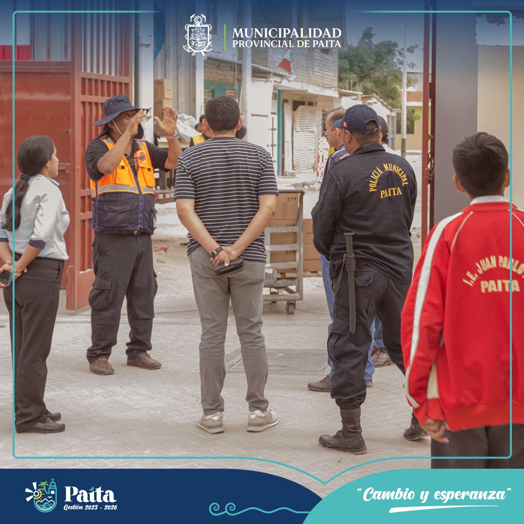 Municipalidad de Paita Continúa Coordinaciones para el Primer Simulacro Multipeligro