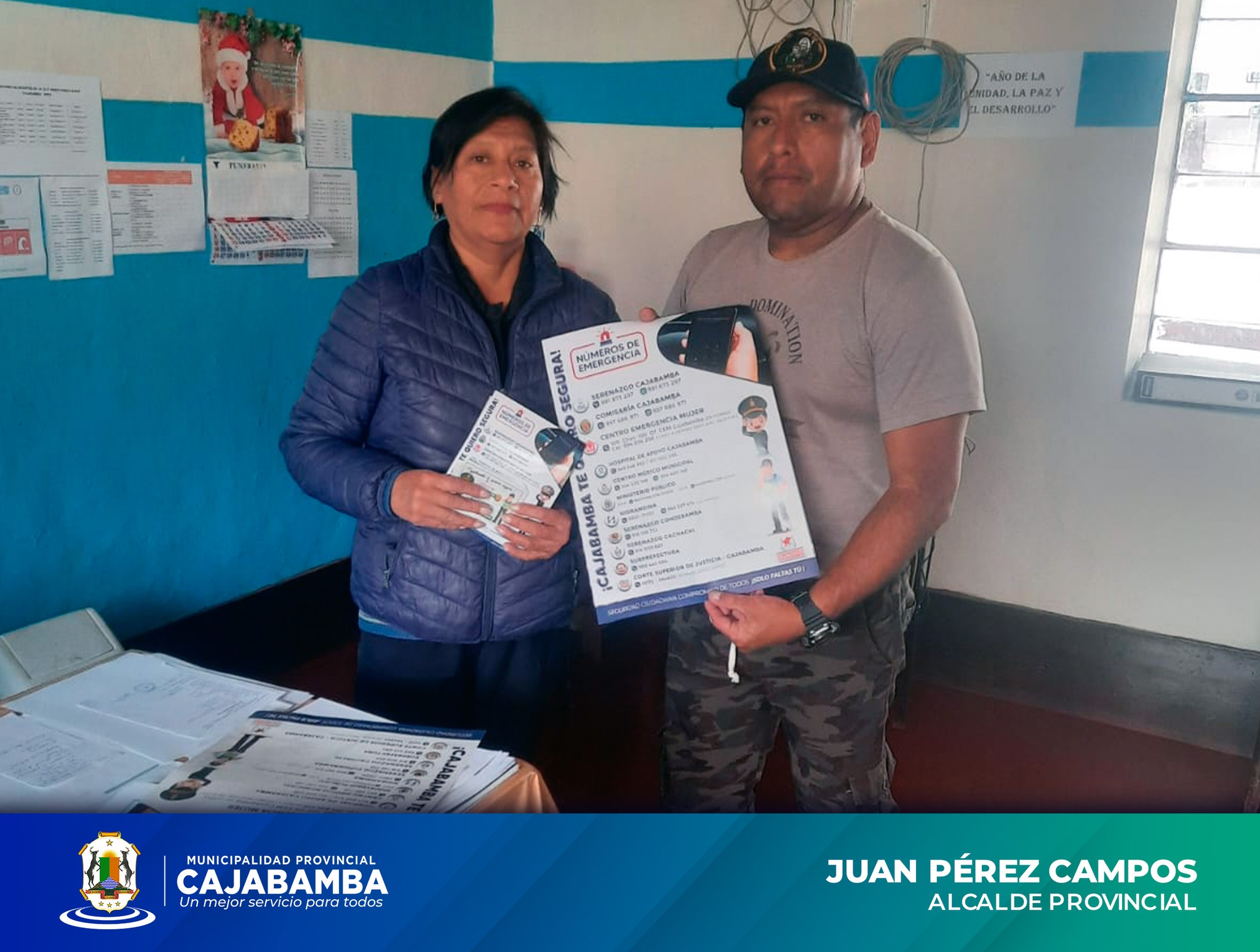 COPROSEC Realizó Entrega de Números de Emergencia en Instituciones Educativas