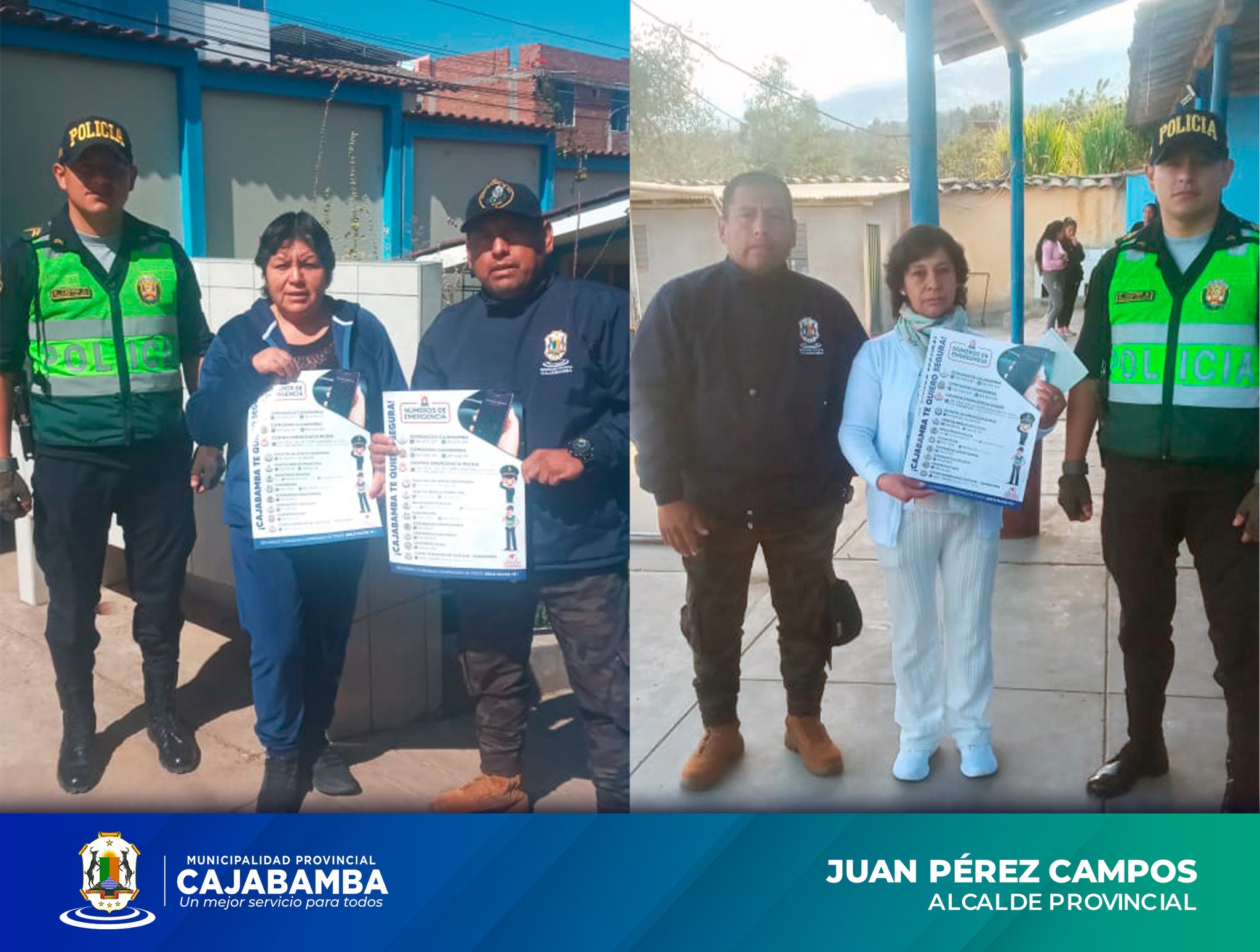 COPROSEC Realizó Entrega de Números de Emergencia en Instituciones Educativas