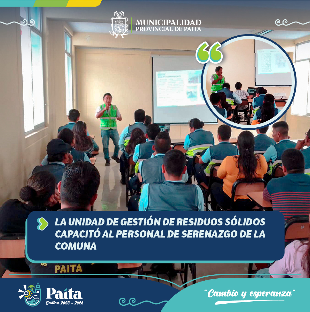 La Unidad de Gestión de Residuos Sólidos capacitó al personal