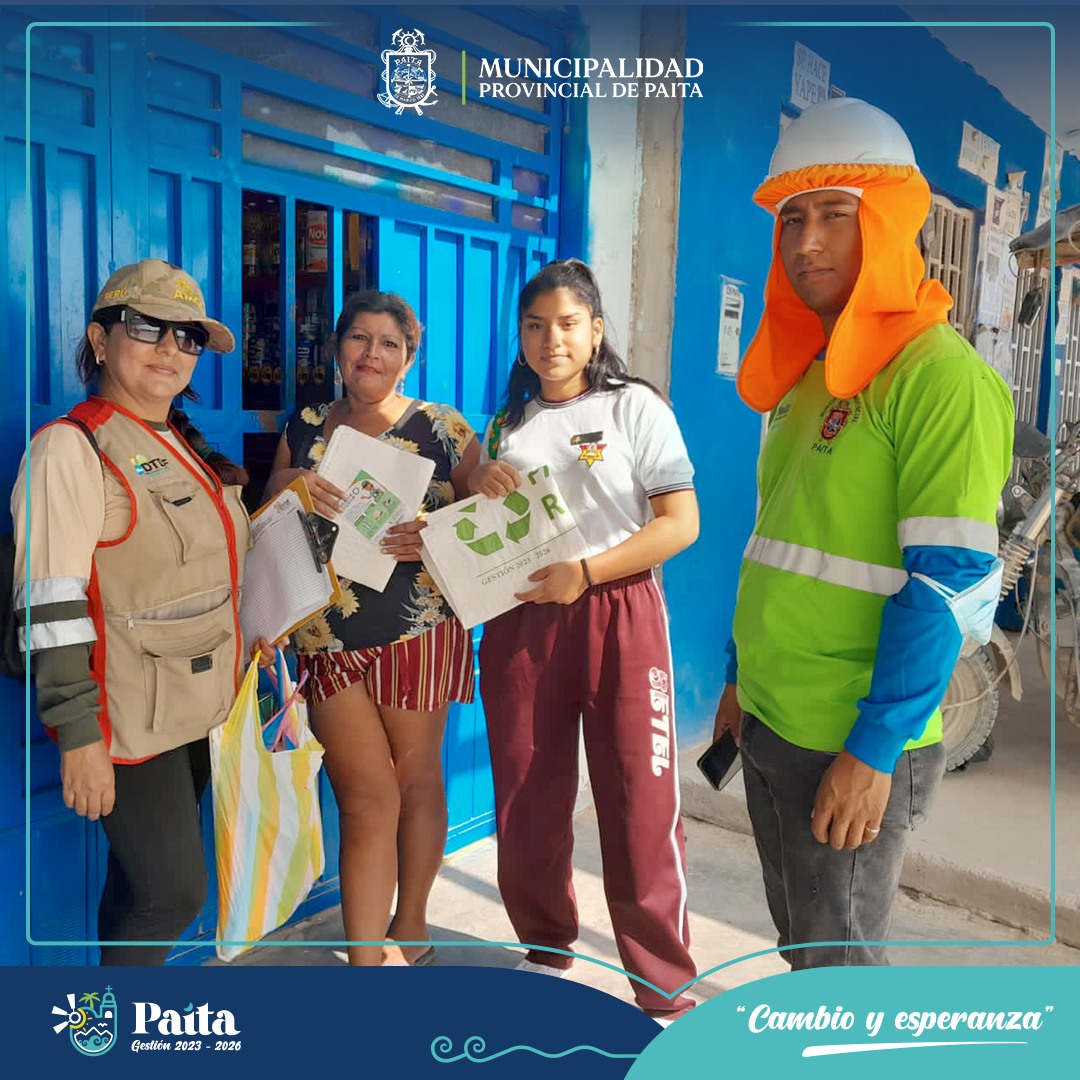 Municipalidad de Paita continúa con la Erradicación de Punto Crítico potencial en la A.H María Consuelo de Velasco