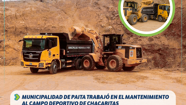 Municipalidad de Paita trabajó en el mantenimiento