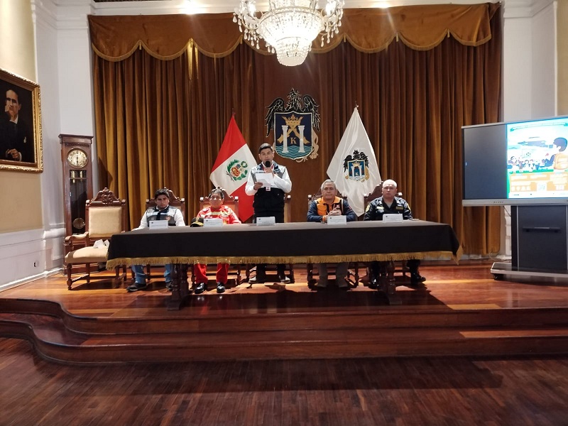 En conferencia de prensa se indicó que en Trujillo el punto de concentración será av. España, frente a E Virrey.