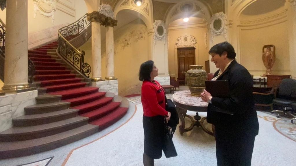 Se realiza encuentro entre embajadora del Perú y la presidenta de la Suprema Corte de Justicia de Uruguay
