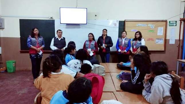 Taller para la prevención del consumo de sustancias psicoactivas en la IE 7054 de VMT