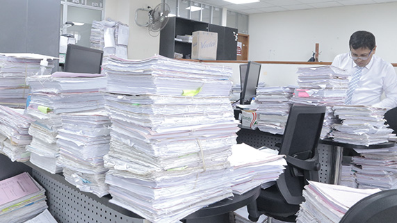 Trabajadores judiciales de la Corte del Callao participan en la “Descargatón judicial procesal” nacional 2023