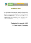 Vista preliminar de documento Comunicado de Cancelación de Convocatoria CAS 2023