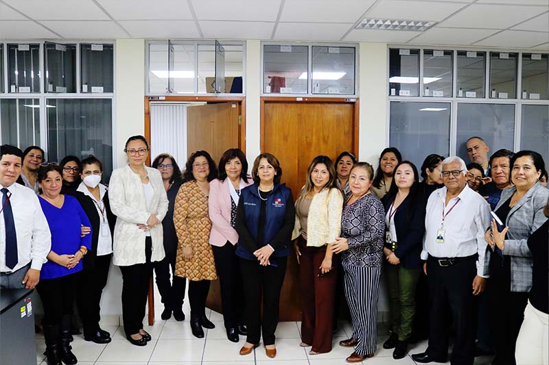 Presidenta de la Corte del Callao, Teresa Soto Gordon, felicitó a jueces y trabajadores que participaron en la Maratón Judicial de Descarga Procesal