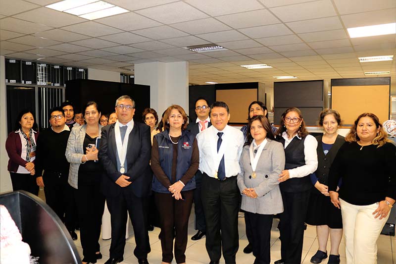 Presidenta de la Corte del Callao, Teresa Soto Gordon, felicitó a jueces y trabajadores del módulo Nueva Ley del Trabajo que participaron en la Maratón Judicial de Descarga Procesal