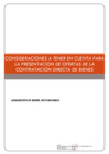 Vista preliminar de documento Consideraciones a tener en cuenta para la presentación de ofertas de la contratación directa de bienes