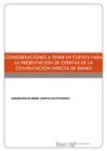 Vista preliminar de documento Consideraciones a tener en cuenta para la presentación de ofertas de la contratación directa de bienes