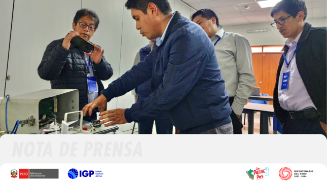 IGP capacita a docentes fomentando conciencia y la preparación sísmica FOTO