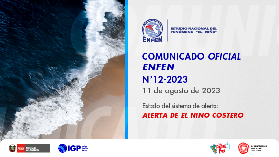 ENFEN N°11- 2023: Estado del sistema de alerta: Alerta de El Niño Costero
