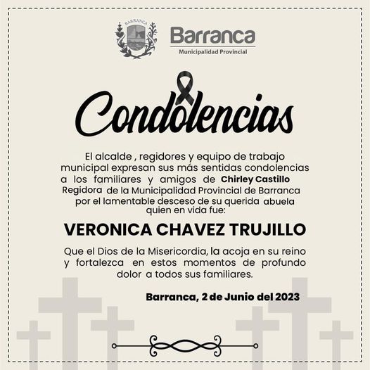 condolencias