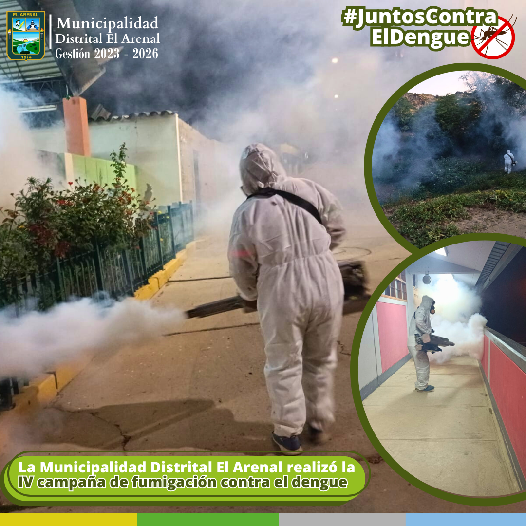 Foto de campaña de fumigación.