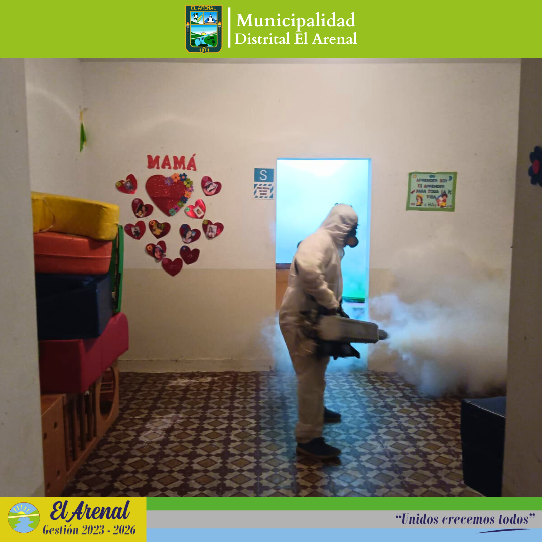 Foto de campaña de fumigación.