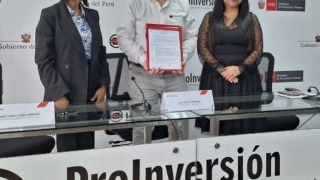 Firma de convenios