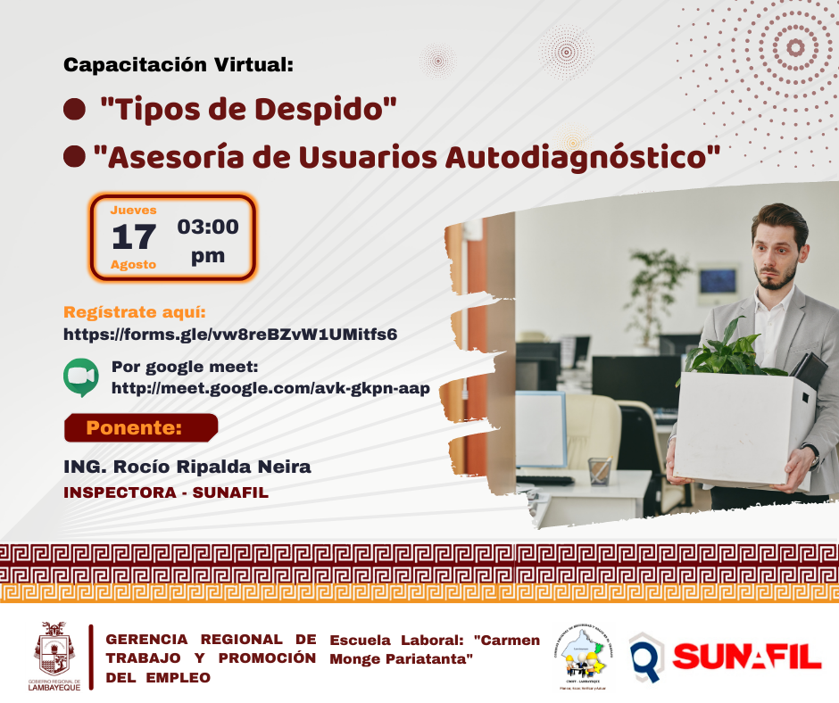 afiche de la capacitación