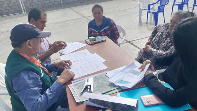 SE DESARROLLÓ EL VI TALLER DE CAPACITACIÓN PARA LA INSCRIPCIÓN EN EL PADRÓN DE PRODUCTORES AGRARIOS- PPA EN EL C.P PAMPAS DE ACARAY