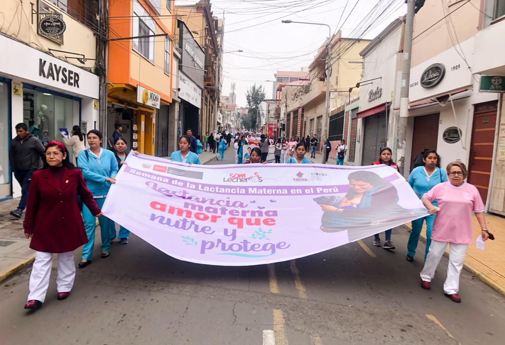 Promueven lactancia materna en emotiva caminata y ceremonia
