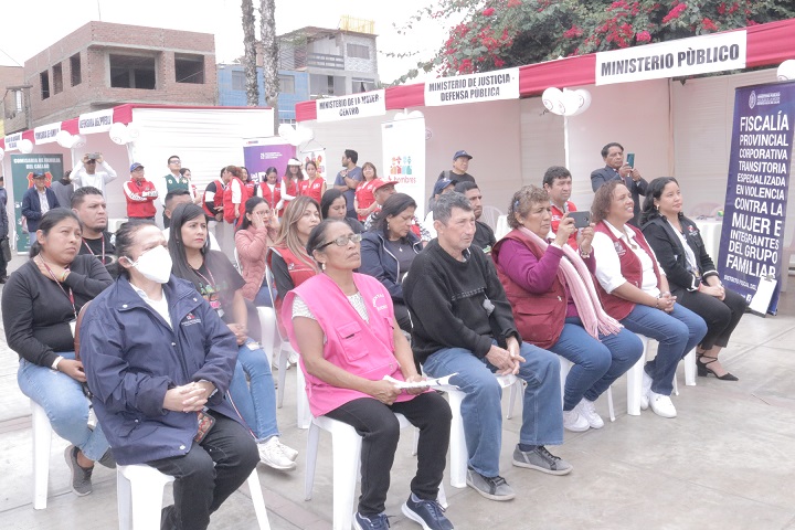 Pobladores del A.H. Márquez participaron en primera Feria Informativa "Este es el Callao" organizada por la Corte Superior de Justicia del Callao
