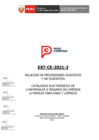 Vista preliminar de documento Proveedores suscritos