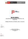 Vista preliminar de documento  Proveedores suscritos