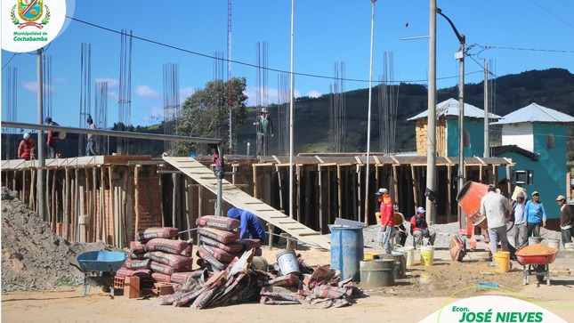 Contrucción del nuevo local comunal del Centro Poblado de Sogos