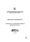 Vista preliminar de documento Directiva N° 005-2005-MTC-14