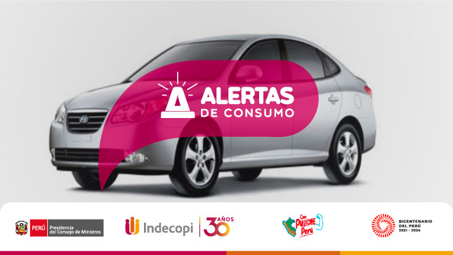 Bolsas de aire de vehículos Hyundai Elantra presentarían falla