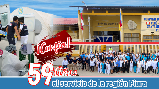 59° Aniversario de Hospital de la Amistad Peru Corea Santa Rosa