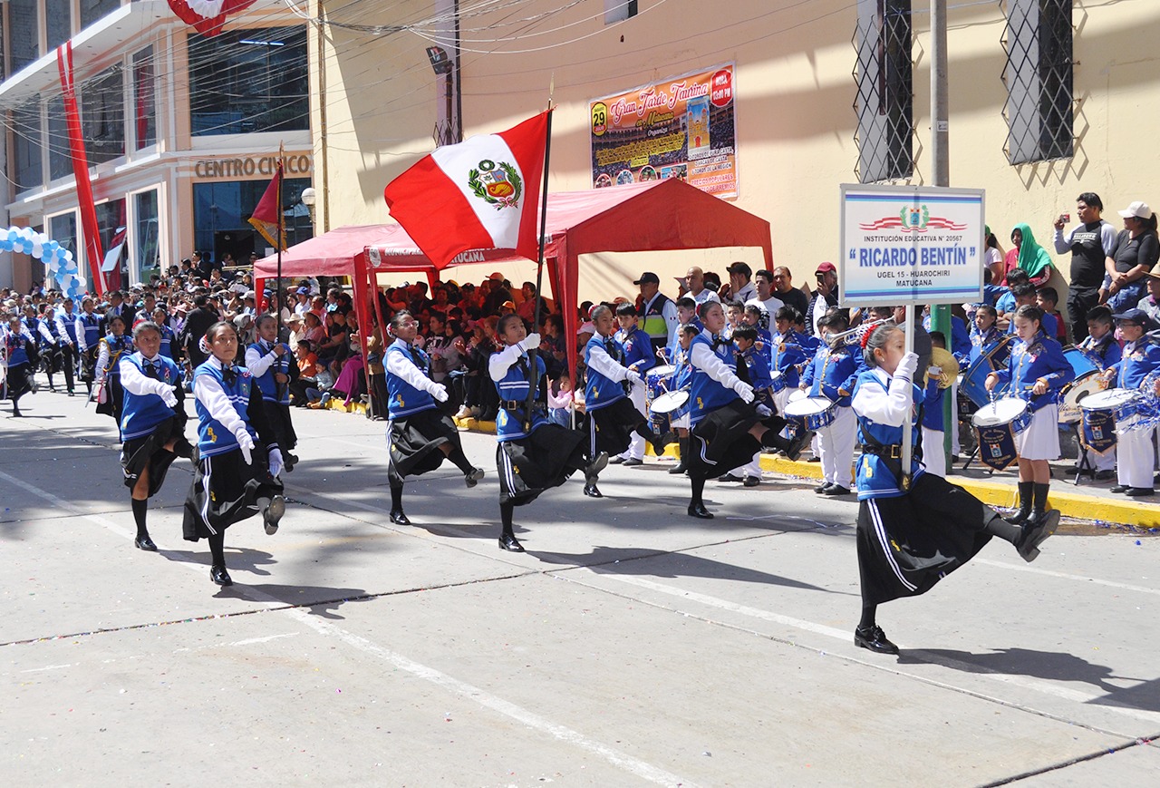 Gran celebración por fiestas patrias en Matucana