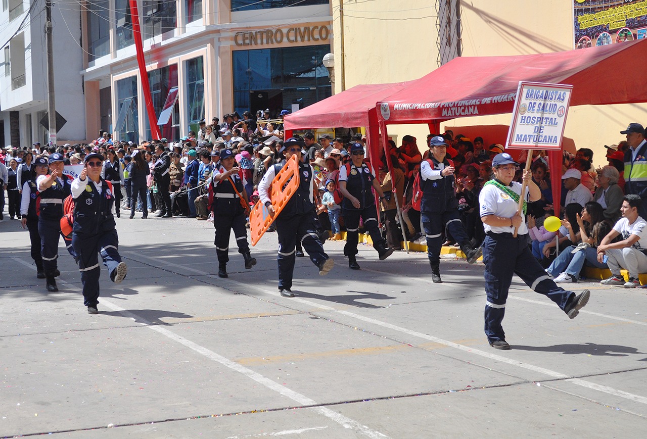 Gran celebración por fiestas patrias en Matucana