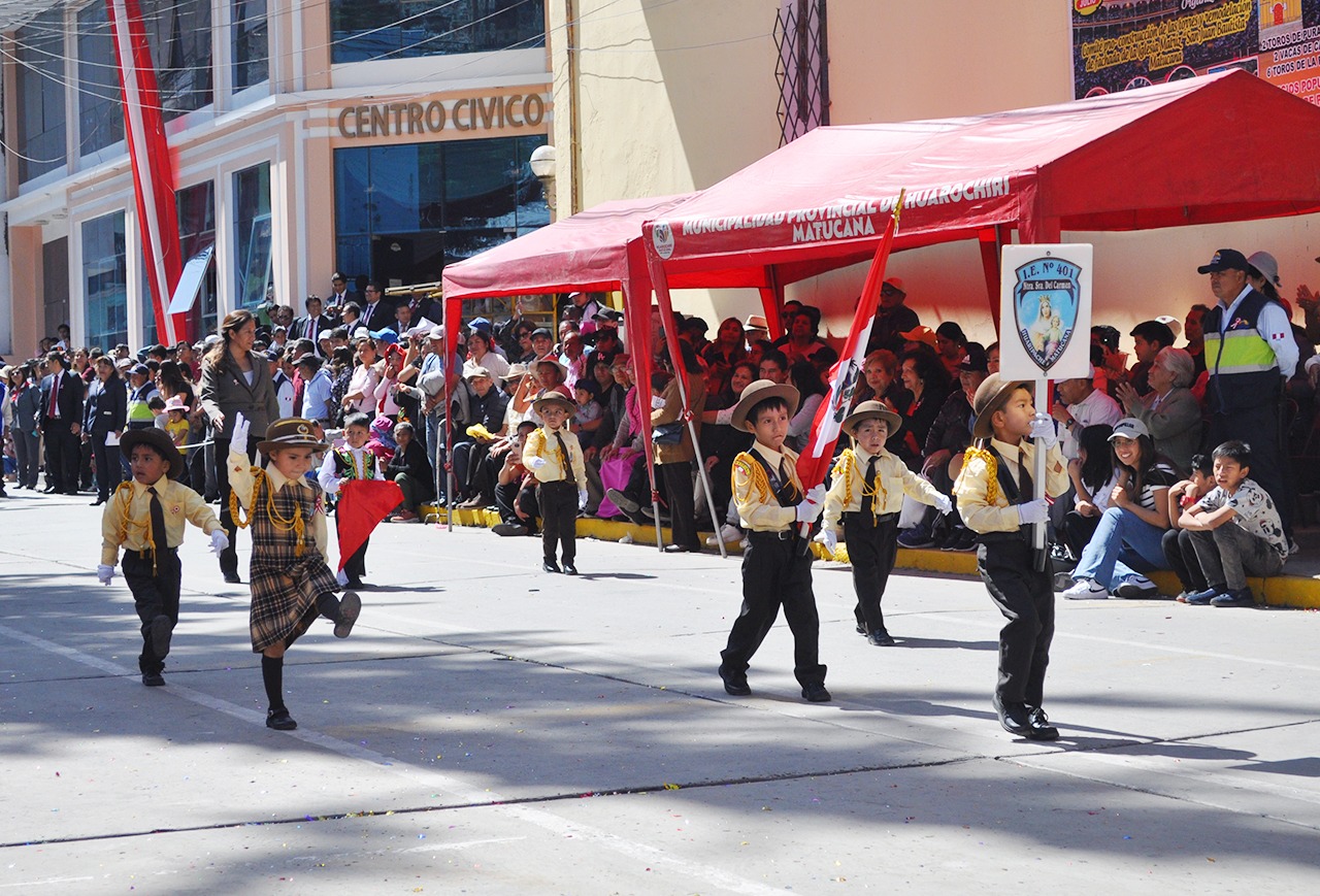 Gran celebración por fiestas patrias en Matucana