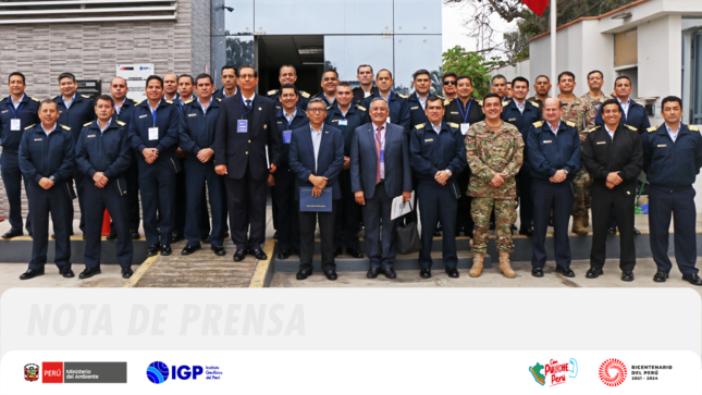Coroneles de las Fuerzas Aéreas adquieren conciencia sísmica por el IGP