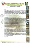 Vista preliminar de documento Acuerdo Municipal N°27-2012-CM-MPA