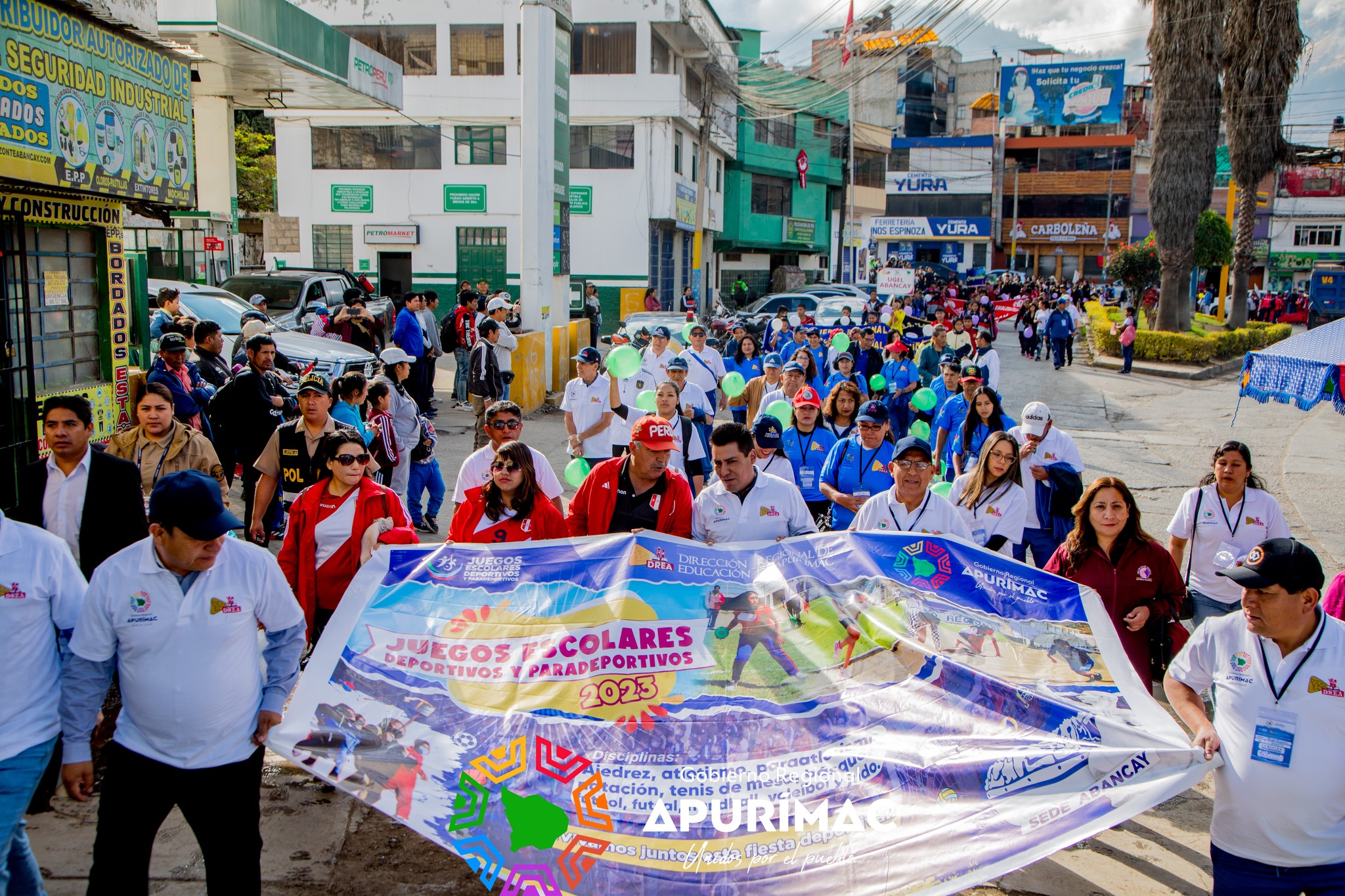 Con participación de más de 3500 deportistas de Apurímac, gobernador regional Percy Godoy apertura etapa regional de juegos escolares deportivos y paradeportivos 2023