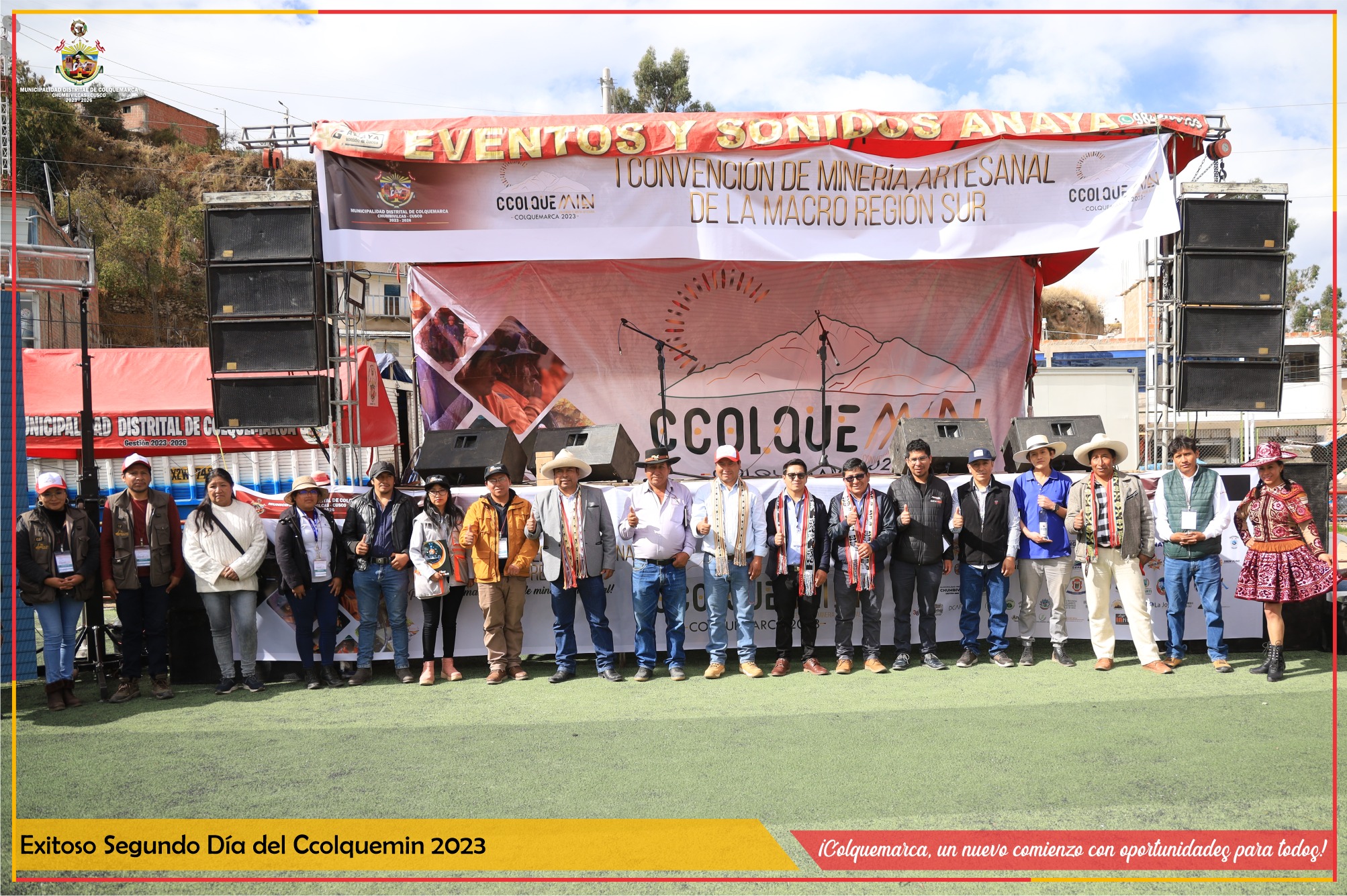 Una nueva página en la historia de la minería artesanal se escribió durante la I Convención de Minería Artesanal "Ccolquemin 2023", un evento trascendental que tuvo lugar en nuestra querida localidad de Colquemarca. Esta convención, organizada por la Municipalidad Distrital de Colquemarca bajo la dirección del alcalde Prof. Santos Oviedo Ataucuri, en estrecha colaboración con la Asociación de Mineros Artesanales de Colquemarca, dejó huella al reunir a expertos, líderes y protagonistas del sector.
El segundo día contó con la participación activa de distinguidos docentes e investigadores de la Universidad Nacional de San Agustín (UNSA) y de la Universidad de Mines de Colorado, EE.UU. Esta notable delegación trajo consigo a una veintena de estudiantes que emprendieron un estudio enriquecedor al aplicar encuestas a nuestros valerosos mineros artesanales. Este estudio promete arrojar luz sobre los desafíos y aspiraciones de la minería artesanal en nuestra región.
La jornada también contó con la inspiradora presentación del Ing. Felipe Ortiz Llamccaya, Gerente De Operaciones de la Asociación de Mineros Artesanales "Pepas de Oro de Pampamarca". Su exposición detallada de las experiencias exitosas de su asociación destacó la importancia de la cooperación, sostenibilidad y la responsabilidad en la minería artesanal. Estas lecciones valiosas resonaron profundamente entre los presentes y dejaron una impresión duradera.
El momento culminante de la convención llegó cuando se presentó una propuesta de modificatoria de la ley de minería artesanal. Esta propuesta fue resultado de un proceso colaborativo y consultivo con los propios mineros artesanales de Colquemarca. A través de debates y análisis constructivos, esta propuesta fue perfeccionada para reflejar de manera precisa las realidades y expectativas de los mineros artesanales. Esta propuesta será presentada en el Congreso para de esta forma reformar esta ley desde los mineros para los mineros. Este hito en la convención resalta la voluntad de construir soluciones efectivas y justas que impulsen el desarrollo sostenible de la minería artesanal.
El cierre de la convención fue celebrado con un acto de clausura presidido por el alcalde Prof. Santos Oviedo Ataucuri. Durante este emotivo momento, el alcalde expresó su agradecimiento a los auspiciadores cuyo apoyo vital hizo posible el éxito del evento. Esta I Convención de Minería Artesanal "Ccolquemin 2023" es un testimonio del poder de la colaboración y el compromiso, y deja un legado duradero en nuestra comunidad y en el sector de la minería artesanal en general.
¡Colquemarca, un nuevo comienzo con oportunidades para todos!
Prof. Santos Oviedo Ataucuri - Alcalde
Gestión 2023 – 2026