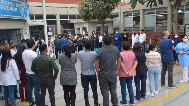 Trabajadores y usuarios participamos en el simulacro nacional multipeligro 