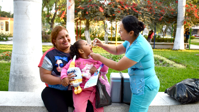  Geresa Lambayeque continuará vacunando a niños contra la polio y sarampión 