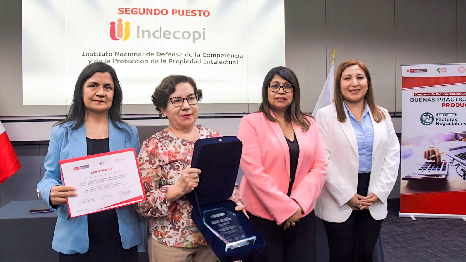 El Indecopi fue reconocido en el Concurso Buenas Prácticas del Ministerio de la Producción en la categoría facturas negociables