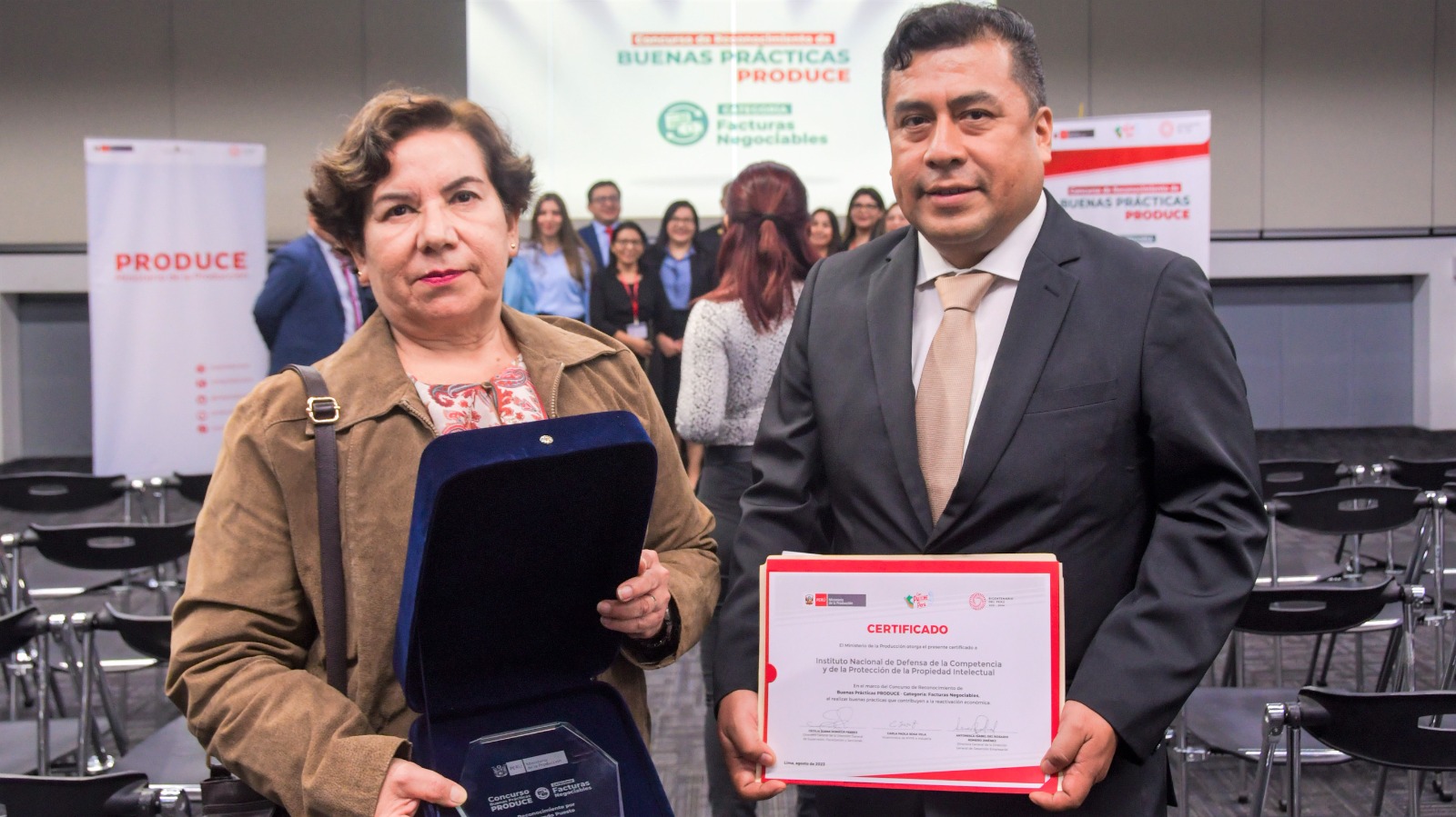 El Indecopi fue reconocido en el Concurso Buenas Prácticas del Ministerio de la Producción en la categoría facturas negociables