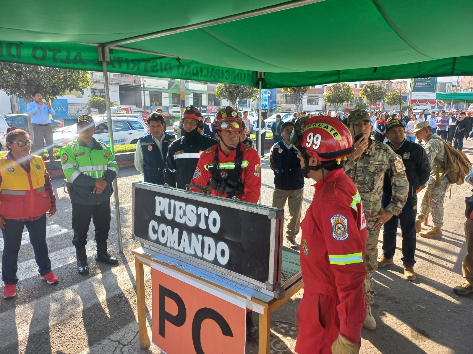 Municipio Alto de la Alianza fue escenario de simulacro multipeligro