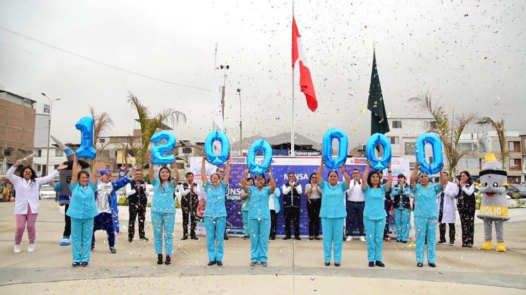 Meta cumplida más de 1.2 millones de niñas y niños fueron protegidos contra polio y sarampión