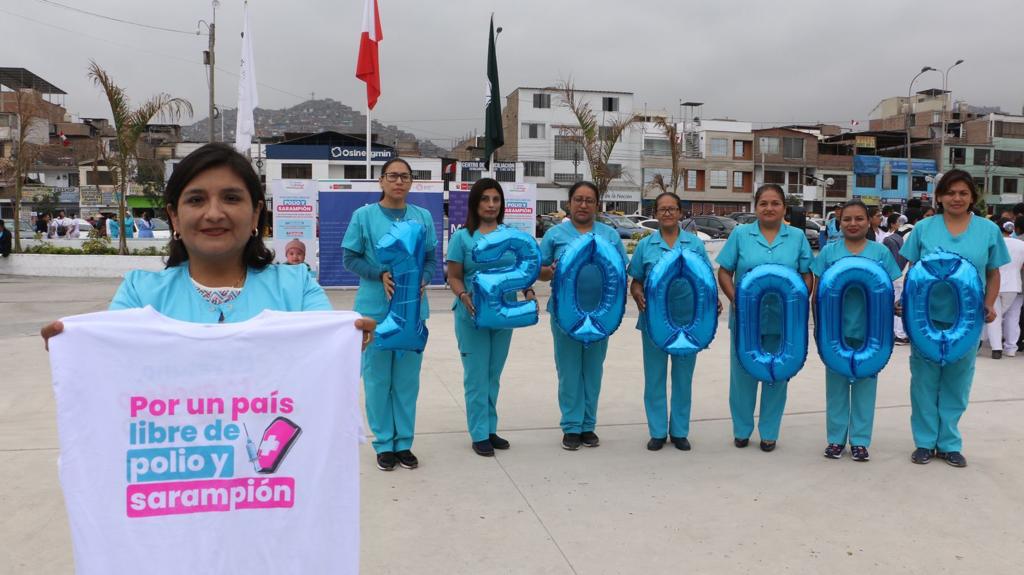 Meta cumplida más de 1.2 millones de niñas y niños fueron protegidos contra polio y sarampión