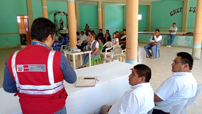 Taller informativo sobre infraestructura de la red vial