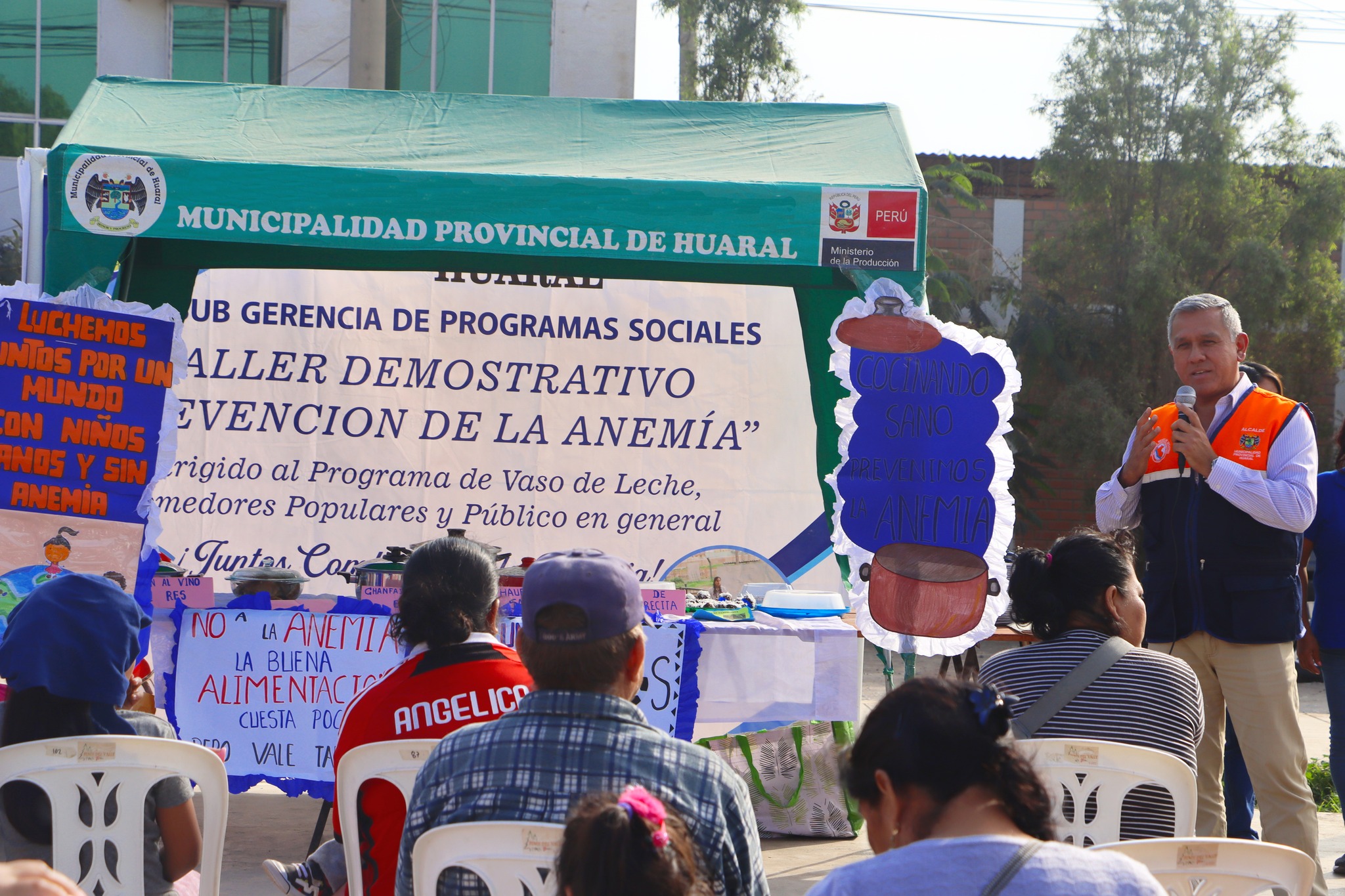 Alcalde provincial participó de taller demostrativo para prevenir la anemia en nuestros niños